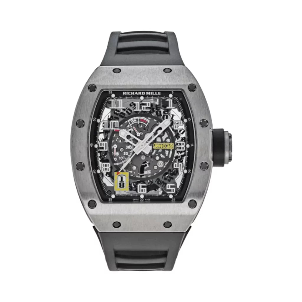 Richard Mille RM030 WG White Gold Automatic 42.7mm Skeleton Dial Mens Watch