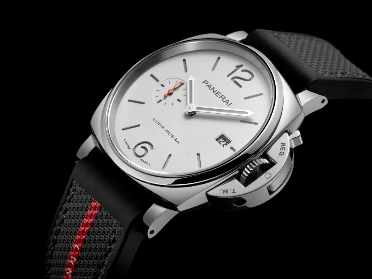 Luminor Due Luna Rossa 42mm, Steel PAM01673