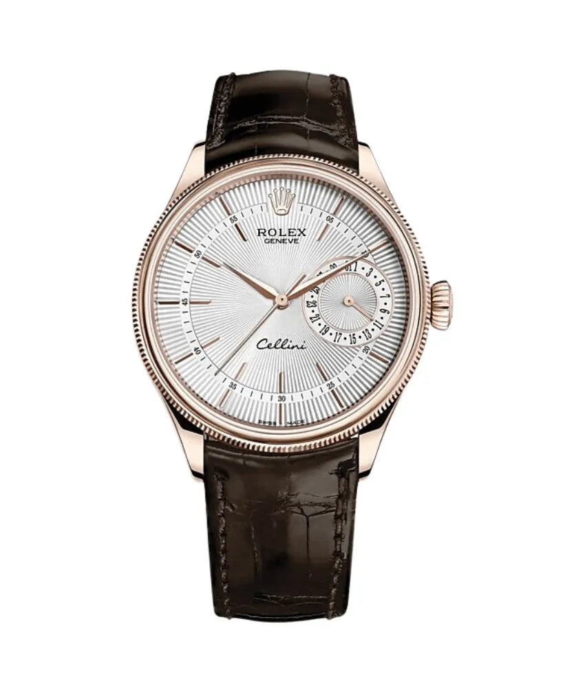 Rolex Cellini M50515-0008 Calibre 2836/2813 Silver Dial Brown