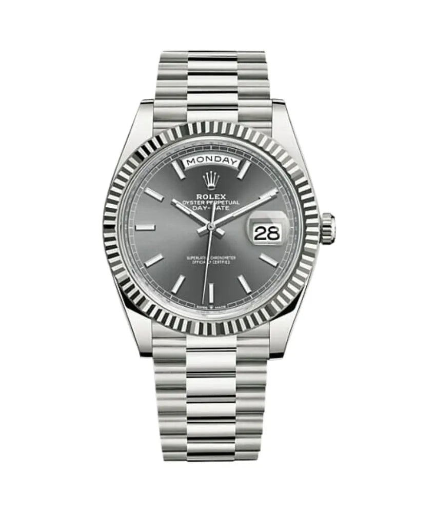 Rolex Day-Date M228239-0060 40 Mm Oyster White Gold