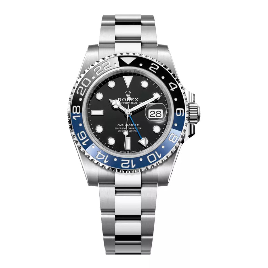 Rolex Gmt Master II Batman 126710BLNR-0003 40mm Oyster Steel Black And Blue Ceramic Bezel Oyster Bracelet