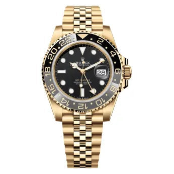 Rolex GMT Master II Oyester Perpetual 126718GRNR-0001 18ct Yellow Gold Black Dial