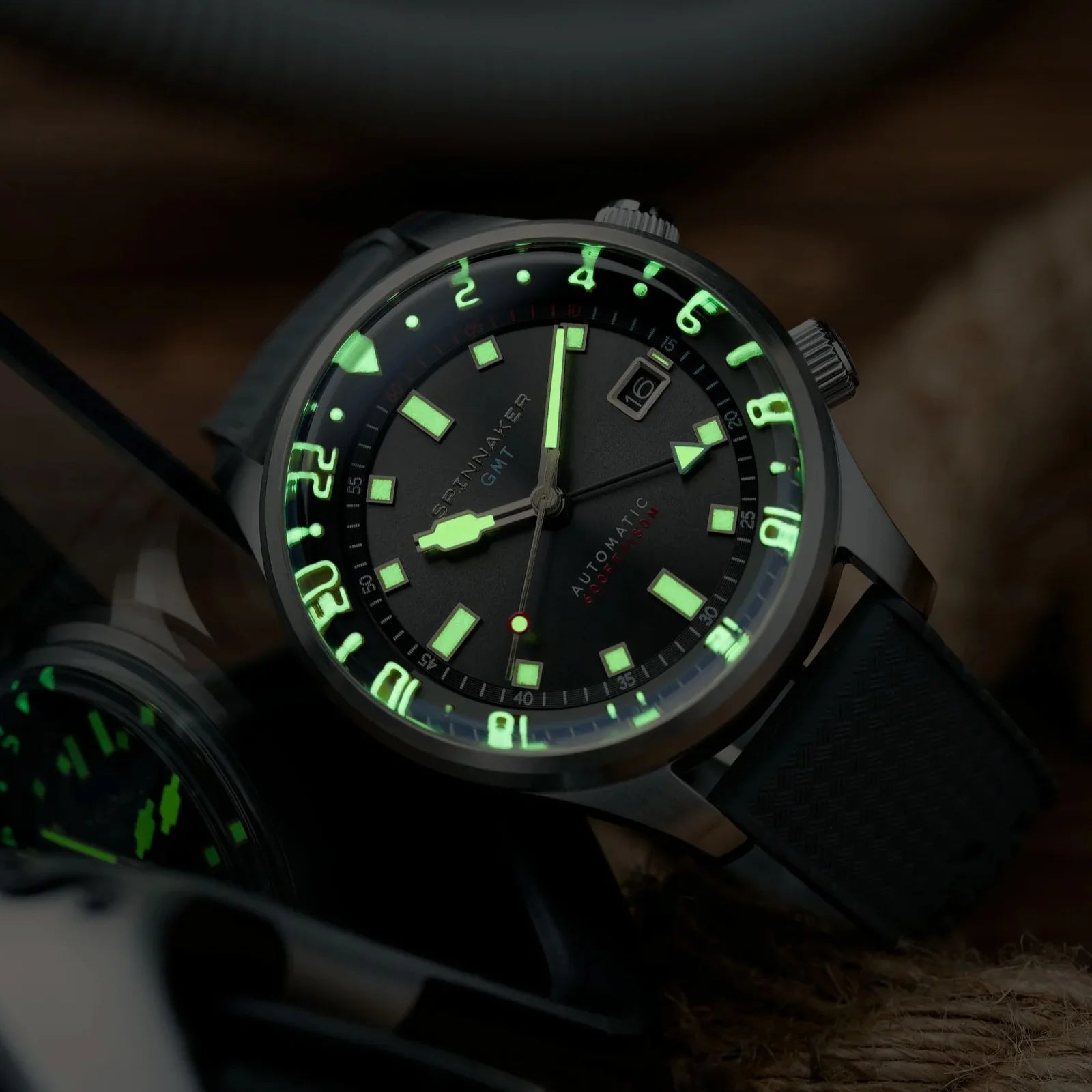 Bradner GMT Automatic Uniform Grey 42mm SP-5121-33 Spinnaker