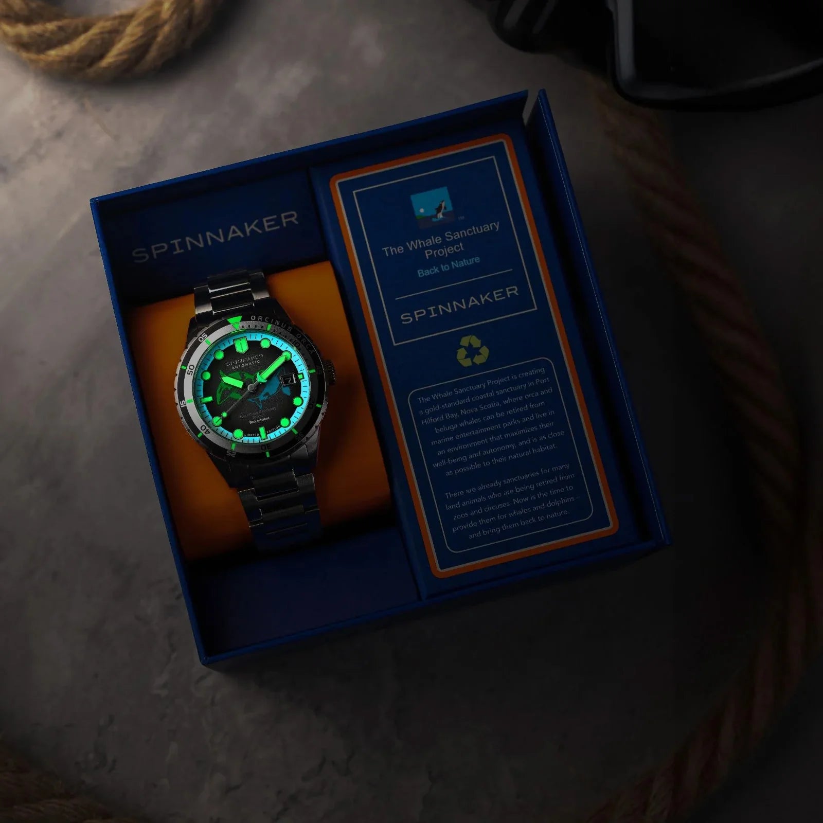 Hass Automatic Whale Sanctuary Project Limited Edition SP-5128-44 Spinnaker