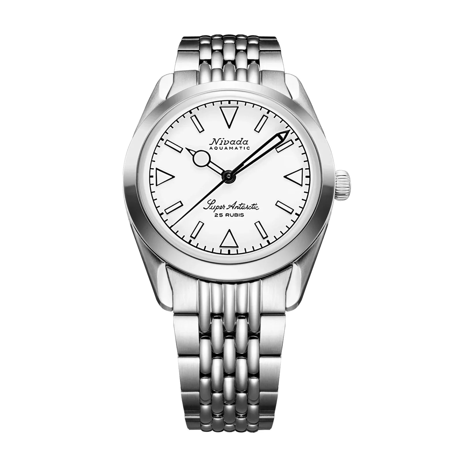 Super Antarctic White Luminous - 38mm 32065A Nivada Grenchen