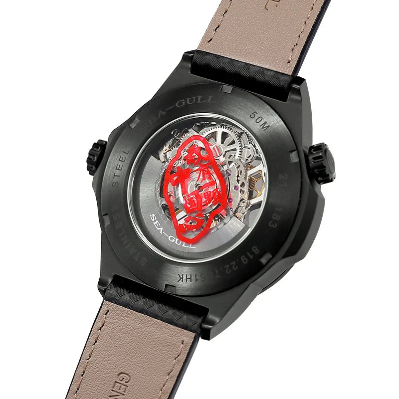 Seagull Automatic Mechanical Two Time Zone