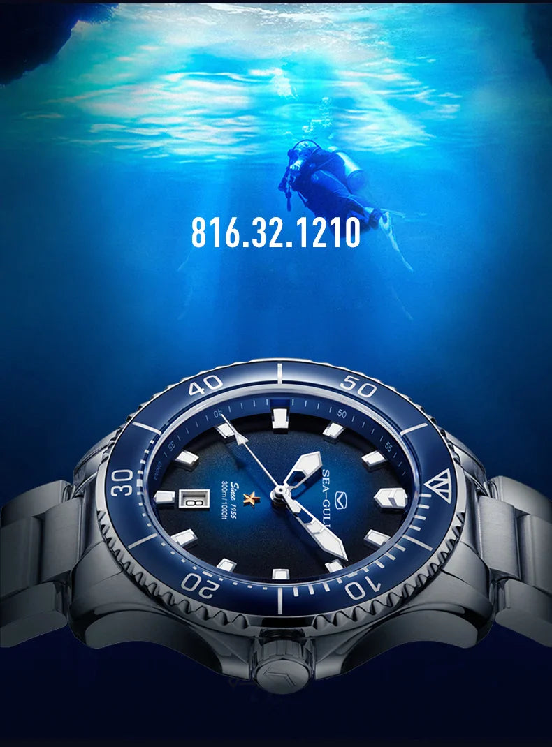 Seagull 300M Crystal Ocean Series 1210