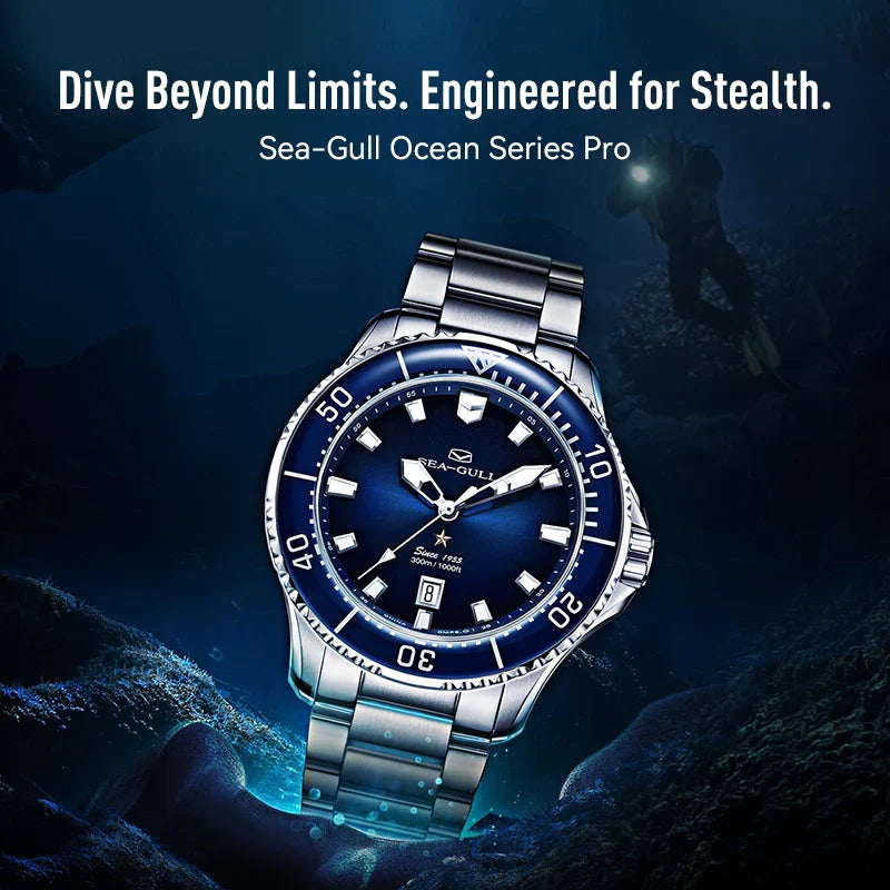 Seagull 300M Crystal Ocean Series 1210