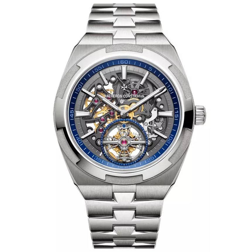 Vacheron Constantin Overseas 6000V/110T-B935 Tourbillon Titanium 42.5mm Skeletonized Dial Men’s Watch