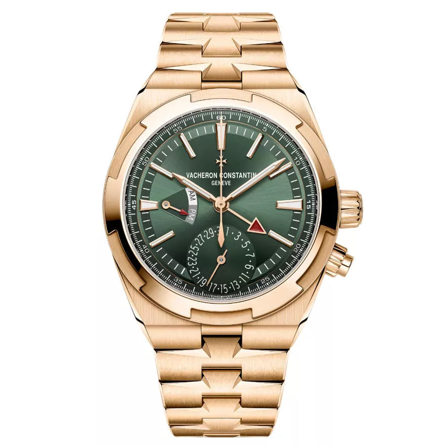 Vacheron Constantin Overseas 7920V/210R-B965 Rose Gold Dual Time 41mm Green Dial Men’s Watch