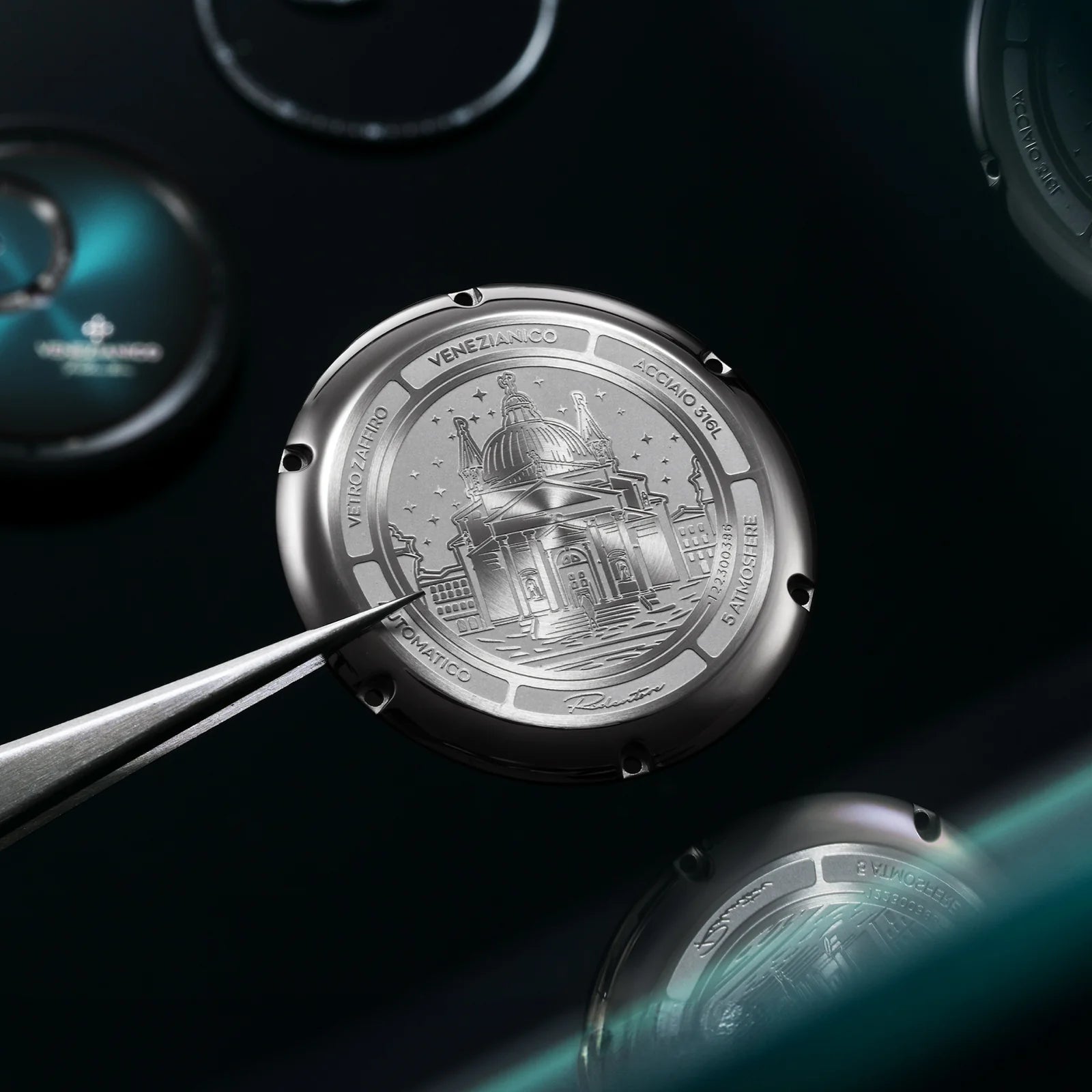 Redentore Enigma 40mm With Additional Metal Band 1221570AMB Venezianico