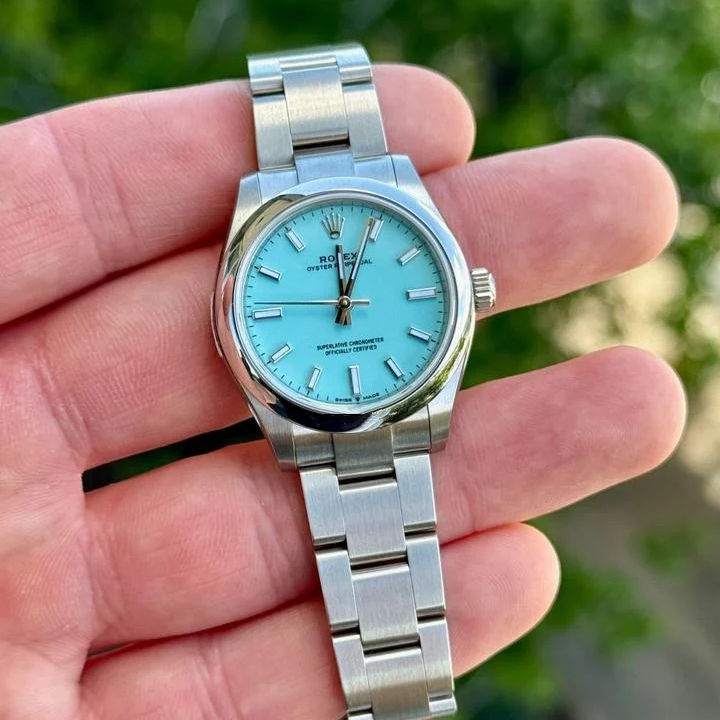 Rolex Oyster Perpetual M277200-0007 31Mm Op Tiffany Blue Dial