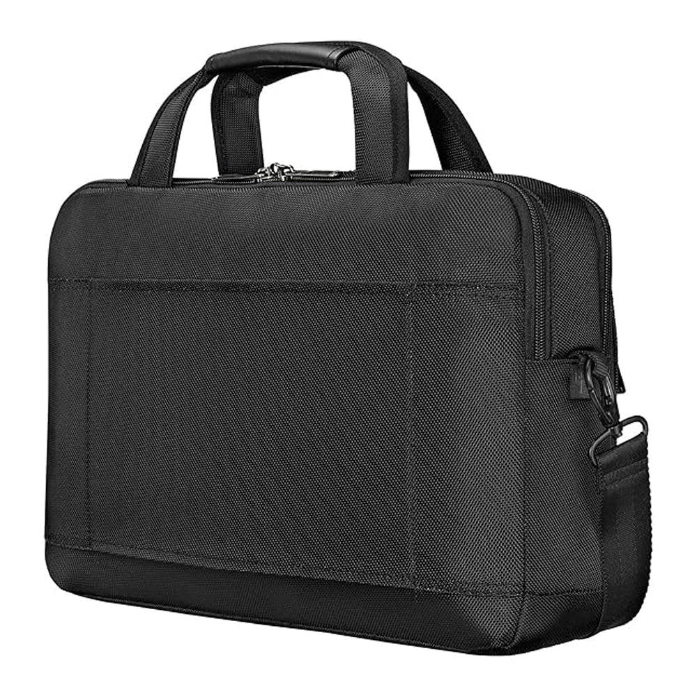 WENGER 11.6-13.3 INCH LAPTOP BRIEFCASE, 10 LITERS BLACK SWISS DESIGNED-BLEND OF STYLE AND FUNCTION, W612269