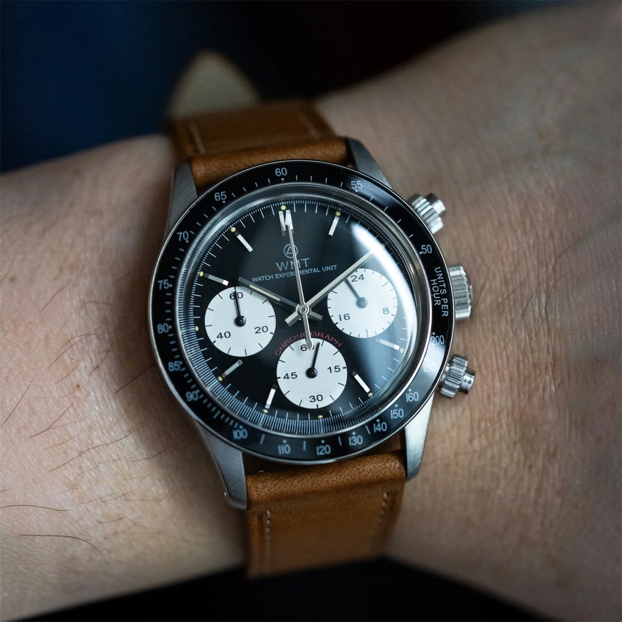 GP1 MKII – Black Dial/ Metal Bracelet + Leather Strap Set WMT-AB086 WMT