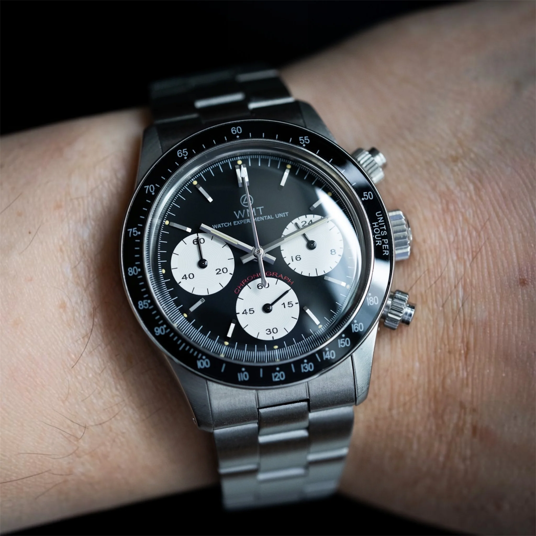 GP1 MKII – Black Dial/ Metal Bracelet + Leather Strap Set WMT-AB086 WMT