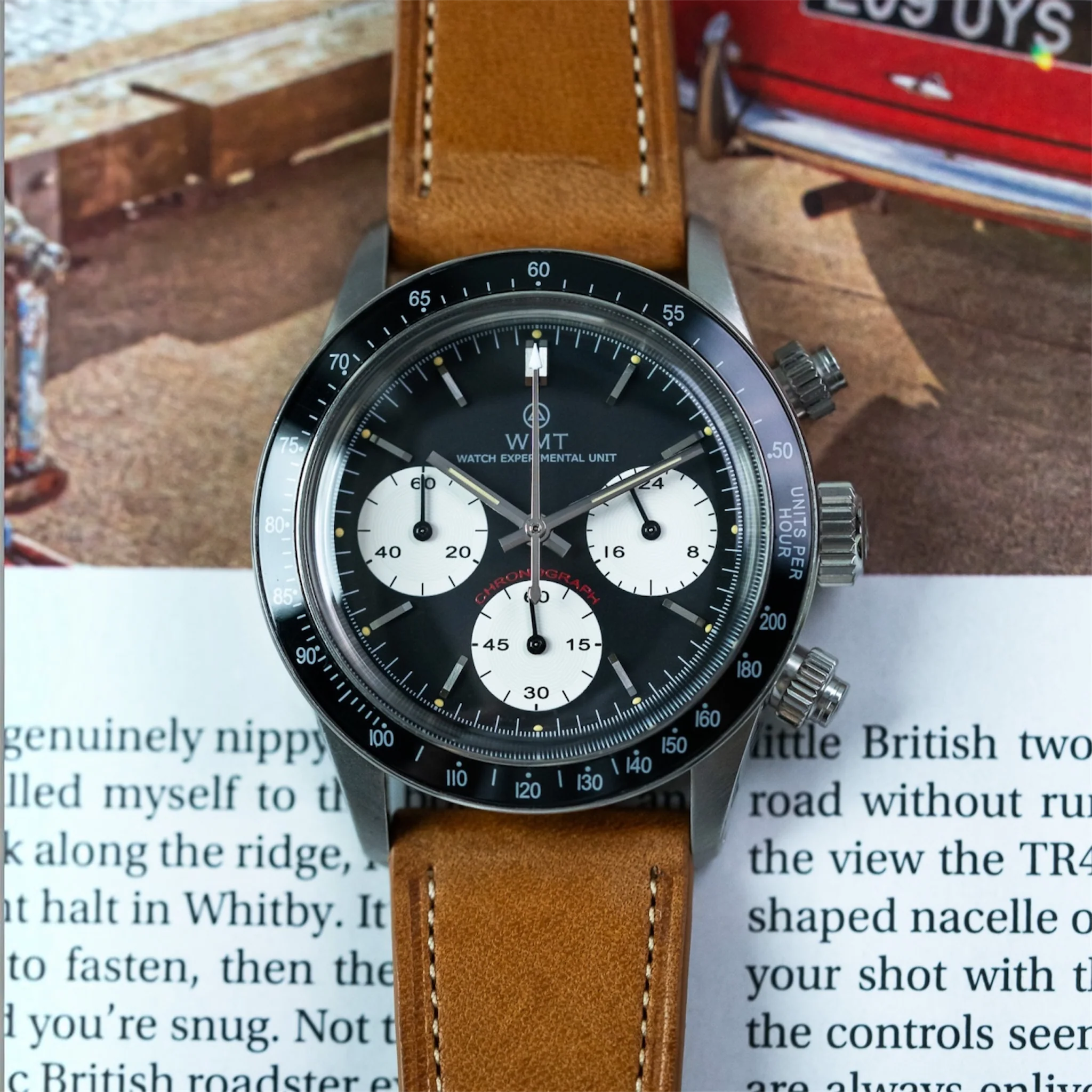 GP1 MKII – Black Dial/ Metal Bracelet + Leather Strap Set WMT-AB086 WMT