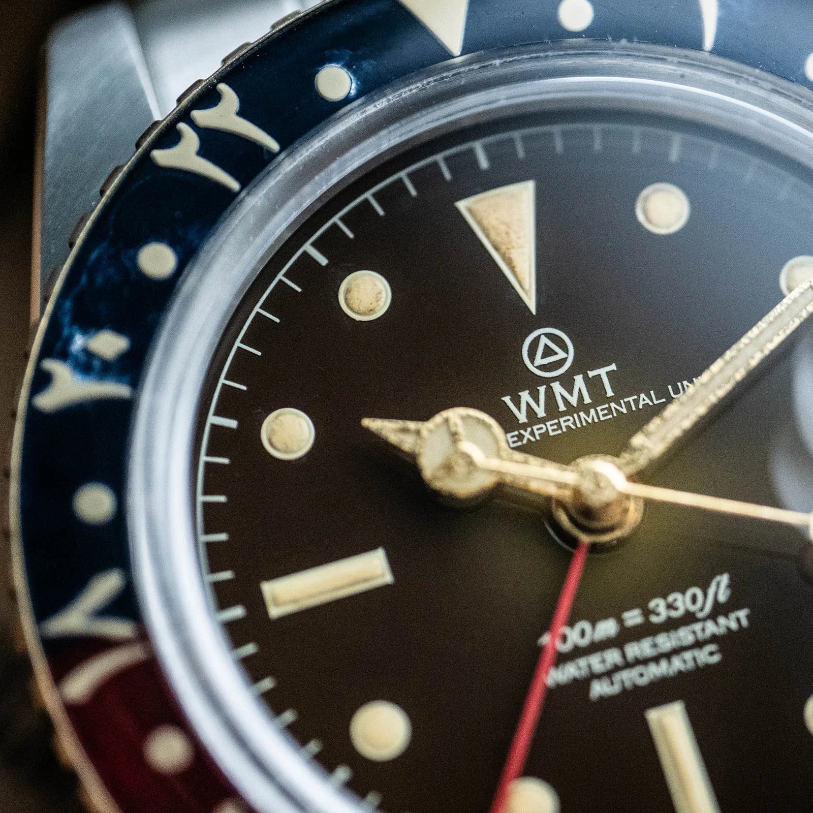 Panton MKII – Brown Dial/ Brass Bezel Aged Edition - WMT-AB057 WMT
