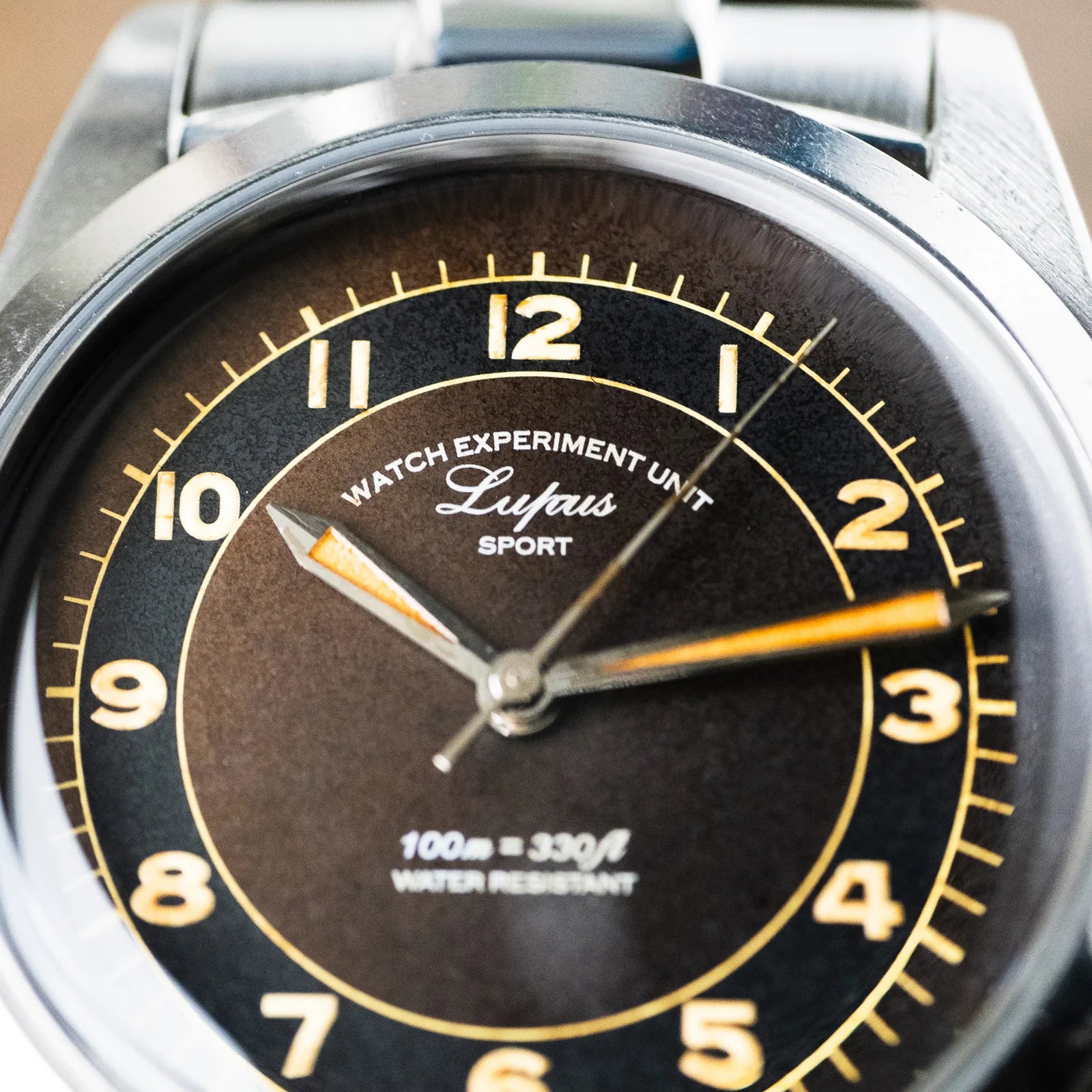 Lupas - Tropical Dial/ Aged- Limited Edition/ Metal Bracelet + Leather Strap Set WMT-AB070 WMT