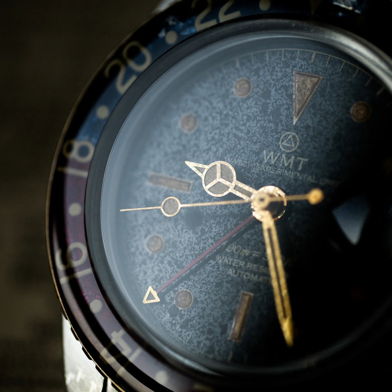 Panton MKII - Black Dial/ Heavy Aged WMT-AB012 WMT