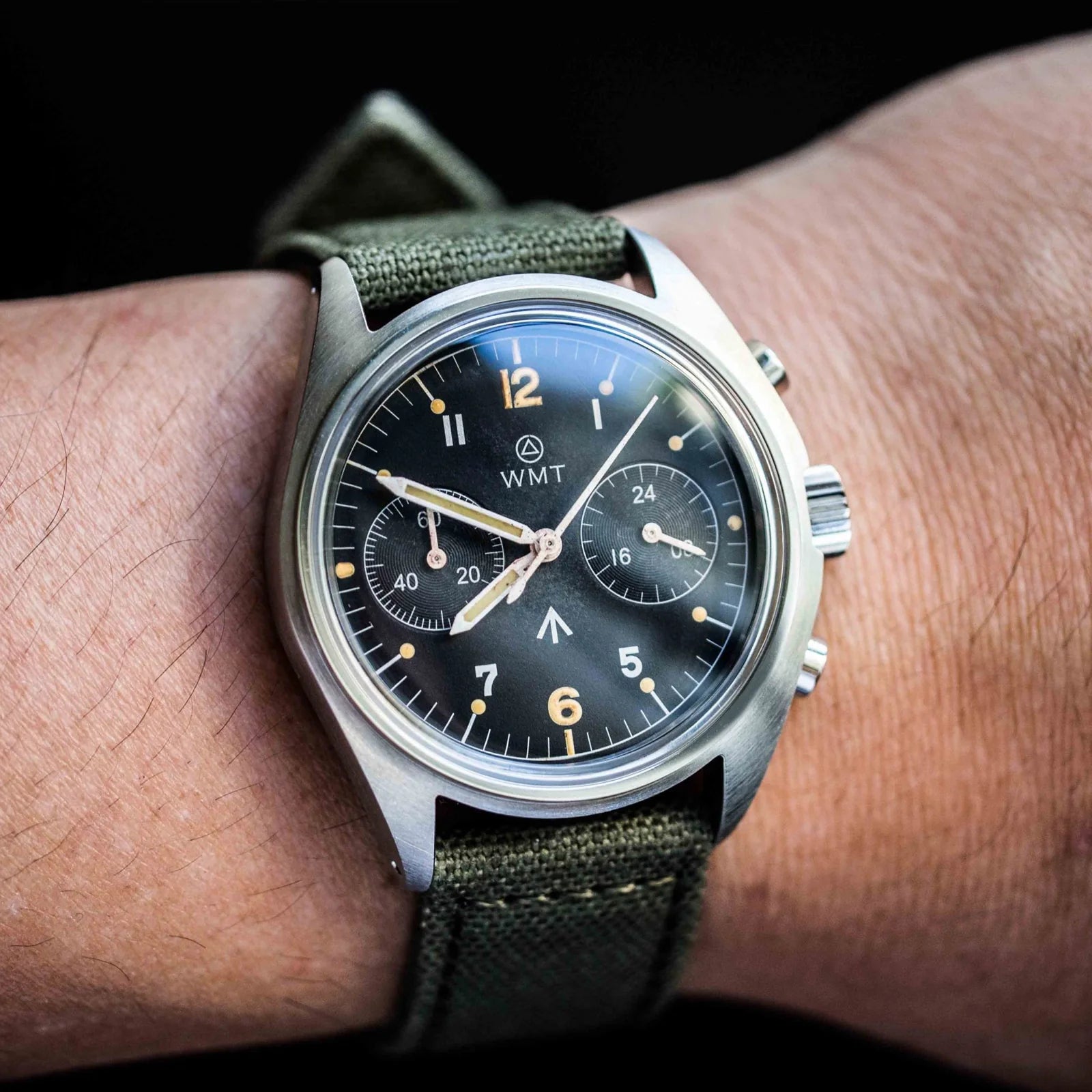 Royal Air Force - Aged Edition/ (Military Green Canvas Strap + Military Green Nato Strap) WMT-AB016 WMT