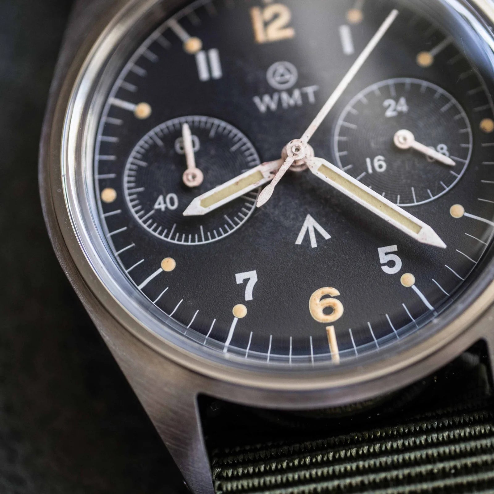 Royal Air Force - Aged Edition/ (Military Green Canvas Strap + Military Green Nato Strap) WMT-AB016 WMT