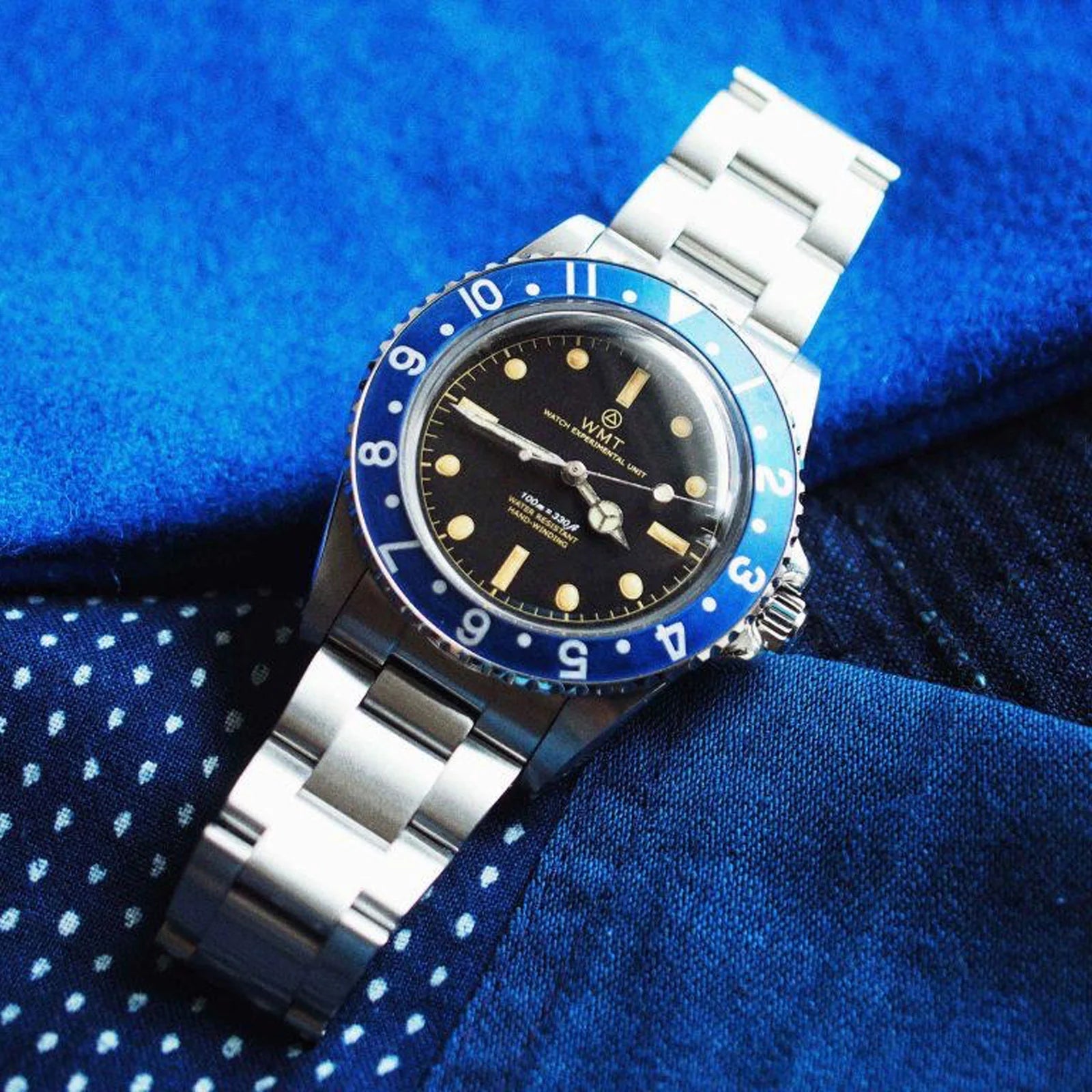Sanford - Samurai Blue Special Edition (Aged)/ Metal Band + Nato Strap Set WMT-AB001 WMT