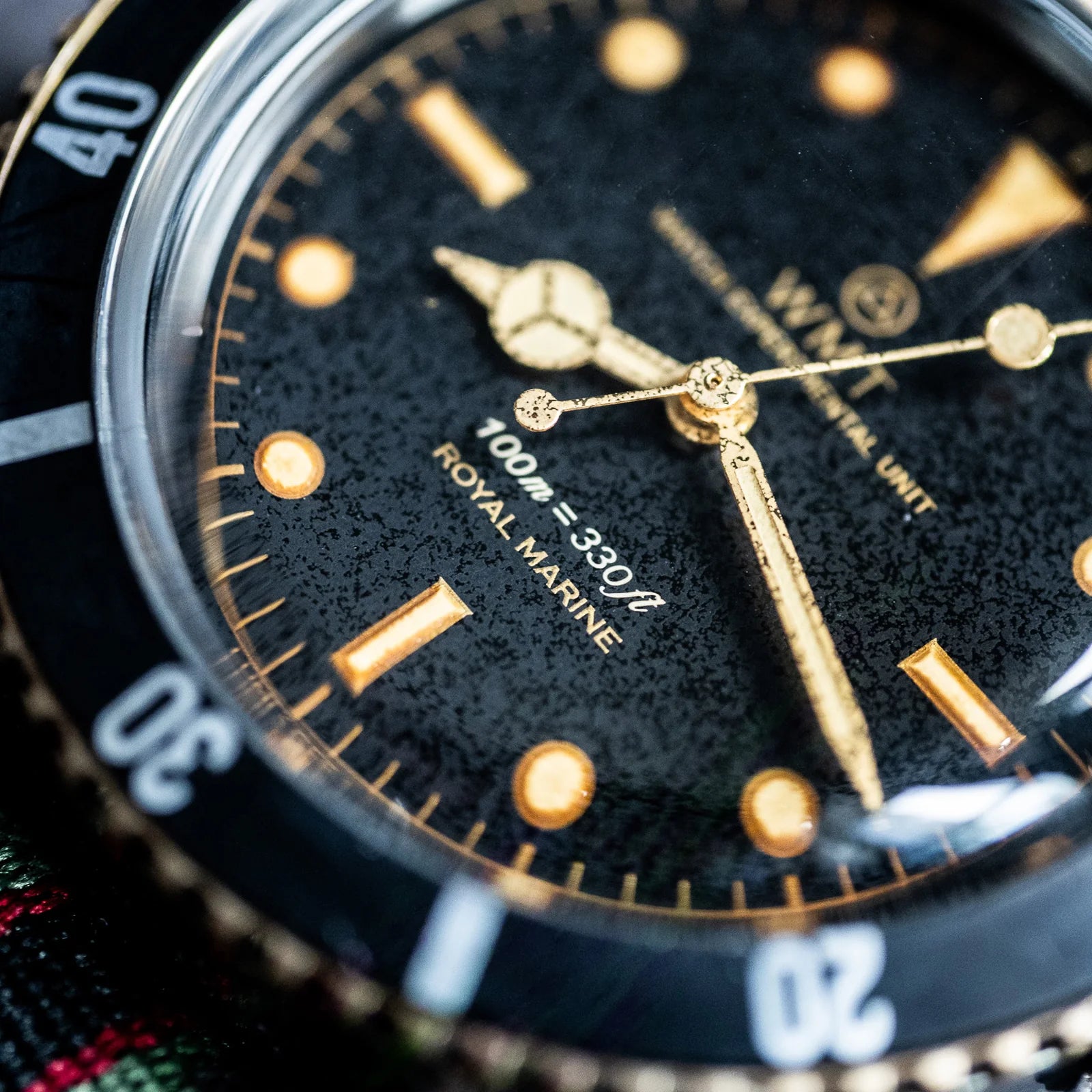 Sea Diver - ”MI6-010” Intelligence Agency Special Edition/ All Aged With Brass Bezel WMT-AB024 WMT