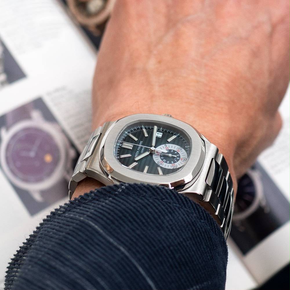 Patek Philippe Nautilus Flyback Chronograph Ref. 5980/1A – Pre-Owned. Patek Philippe