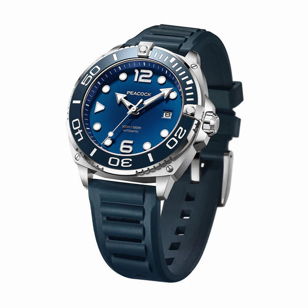 PEACOCK Just Dive Automatic Waterproof Watch Peacock
