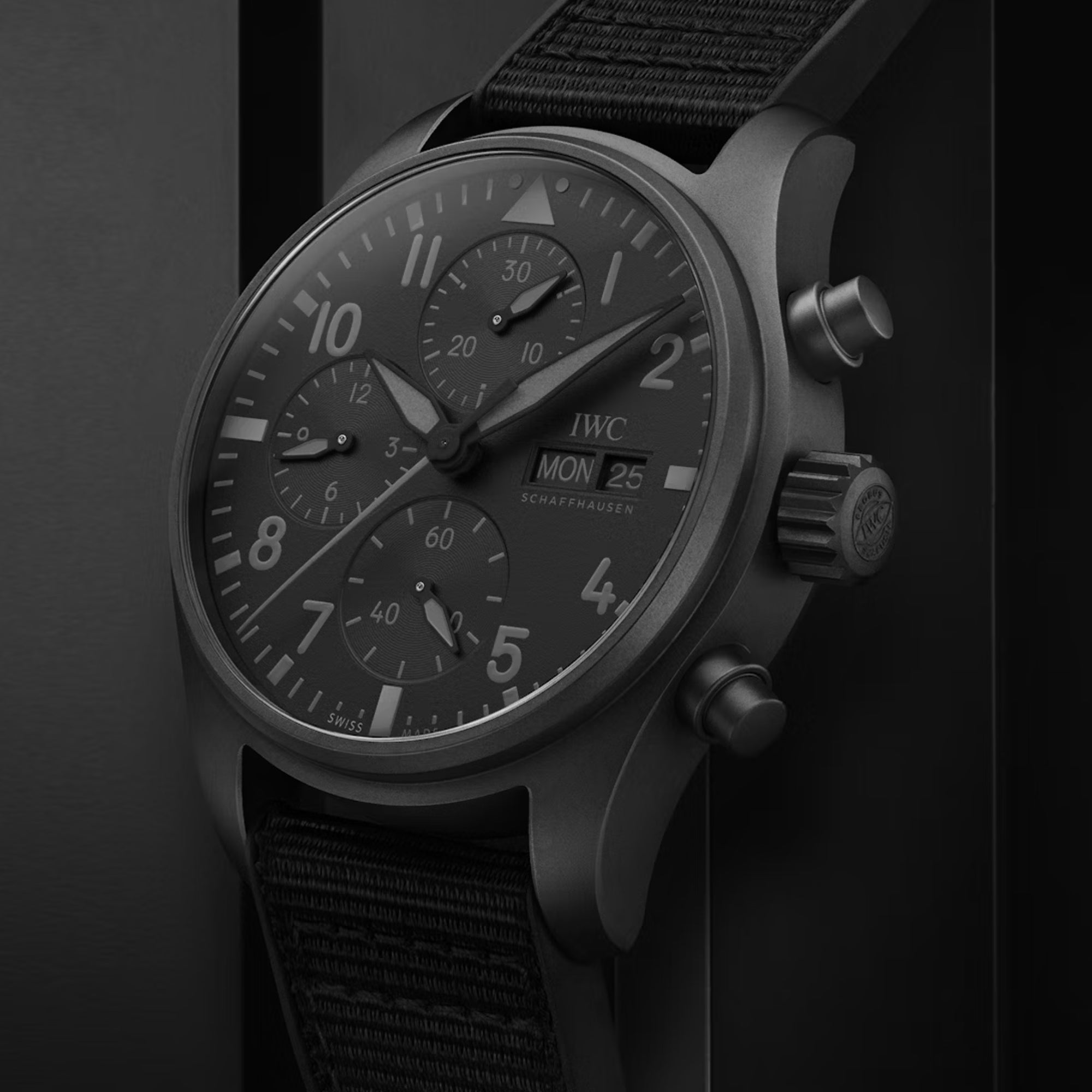 IWC Pilot Watch IW388106 Chronograph 41 Top Gun Black Dial