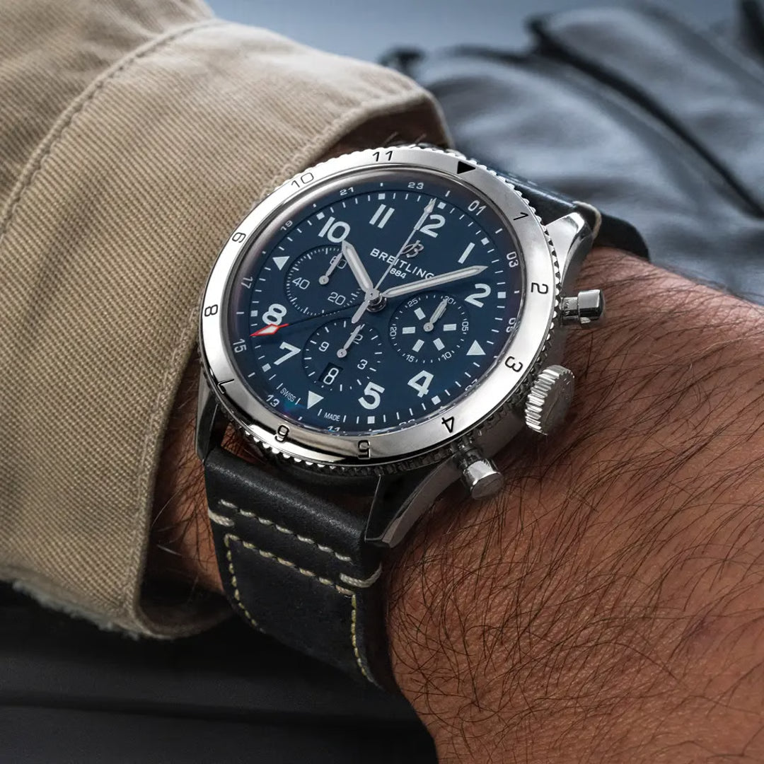 Classic AVI Super AVI B04 Chronograph GMT 46 Tribute to Vought F4U Corsair Breitling