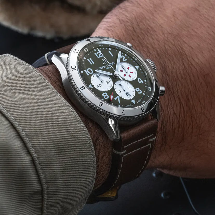 Classic AVI Super AVI B04 Chronograph GMT 46 Curtiss Warhawk Breitling