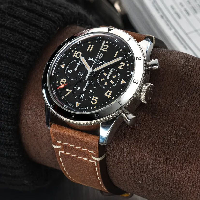 Classic AVI Super AVI B04 Chronograph GMT 46 P-51 Mustang Breitling