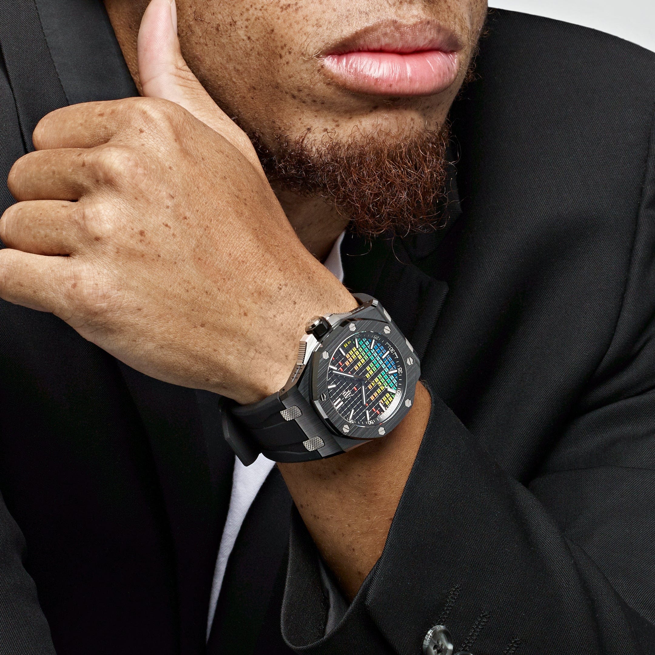 Audemars Piguet Royal Oak Offshore 15600CE.OO.A002CA.01 Music Edition Black Dial