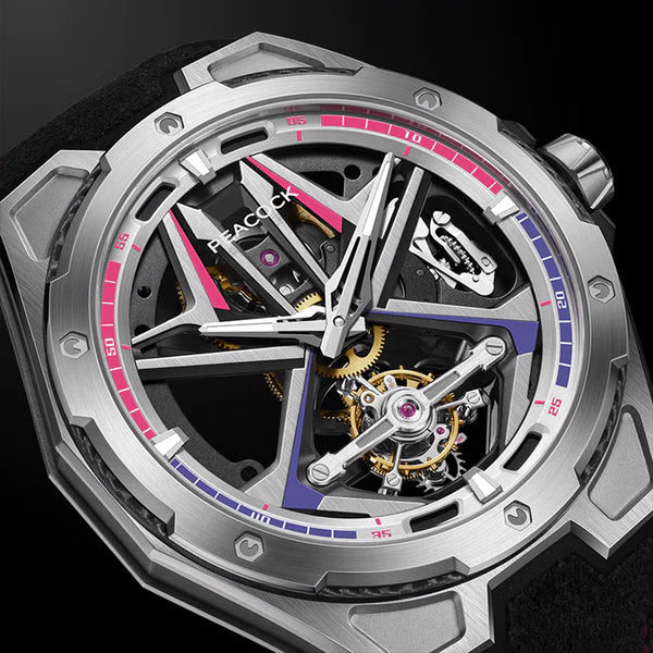Peacock Top Racing Tourbillon Watch Peacock
