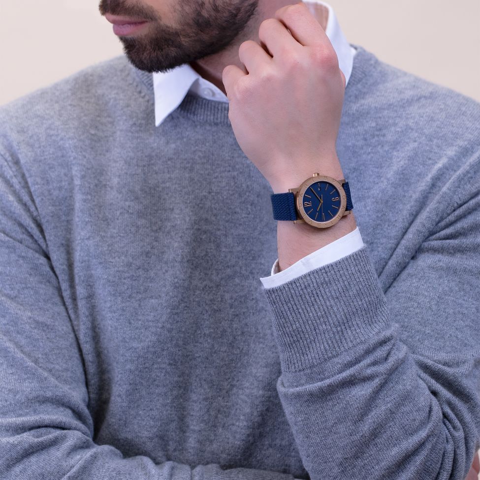 Bvlgari Bvlgari Automatic Blue Dial Men’S Watch