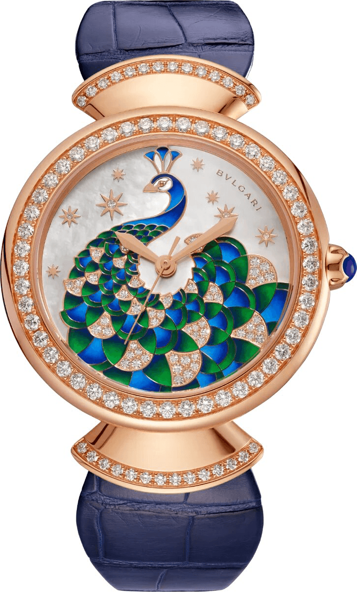 Bvlgari Diva’S Dream 37Mm 18Kt Rose Gold Ladies Watch