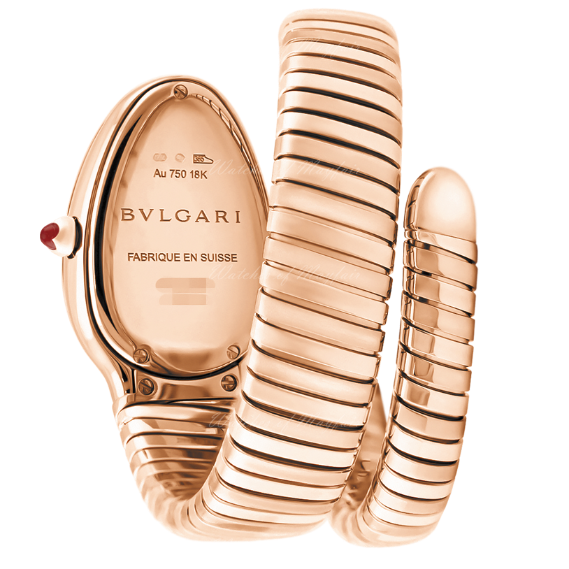 Bvlgari Serpenti Tubogas 18Kt Rose Gold 35Mm Ladies Watch