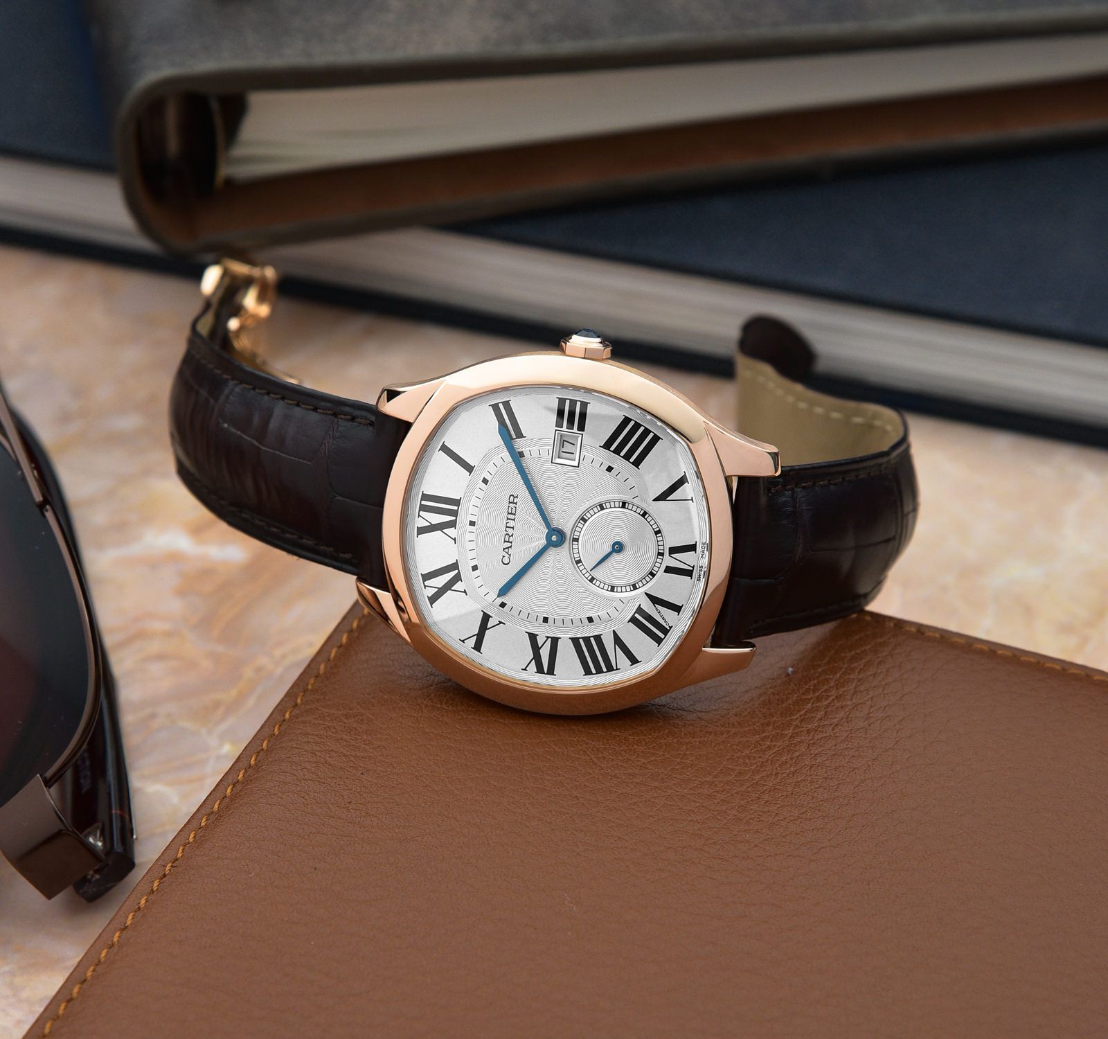 Cartier Drive De Cartier 18Kt Rose Gold 40Mm X 41Mm Men’S Watch