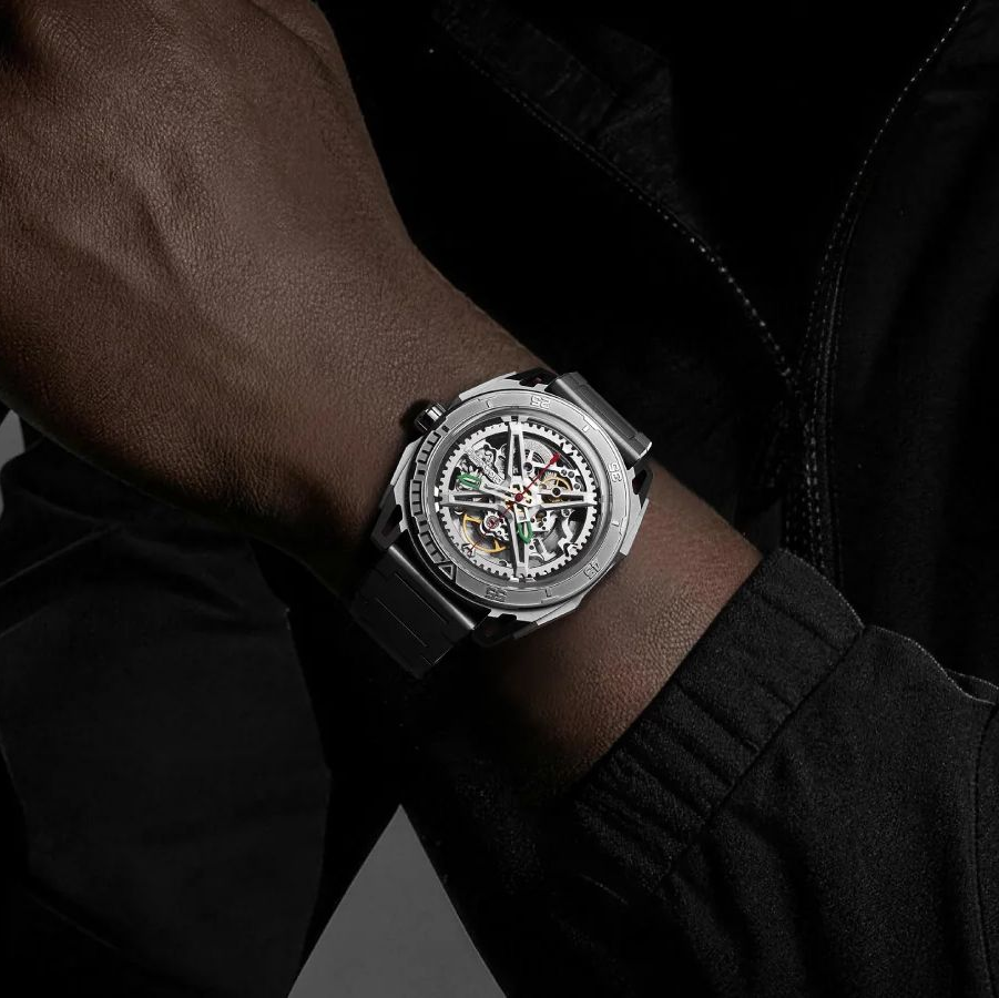 CIGA design ROUND AUTOMATIC SKELETON WATCH · FALCON CIGA design