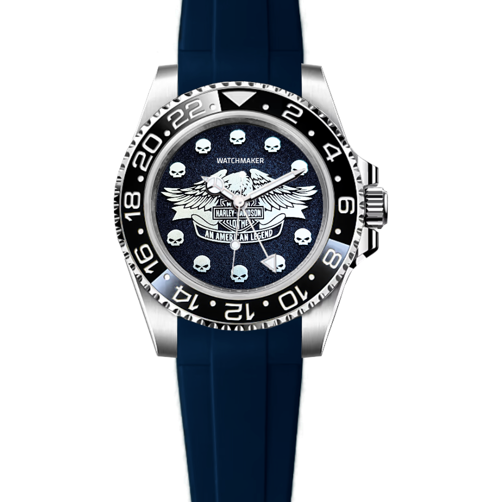 Customized 41mm GMT Watch: Premium 904L Steel Japanese Precision