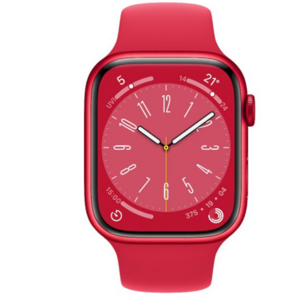 Apple Watch - Series 8 GPS 45mm Aluminium Case with Sport Band - Azzam Watches 