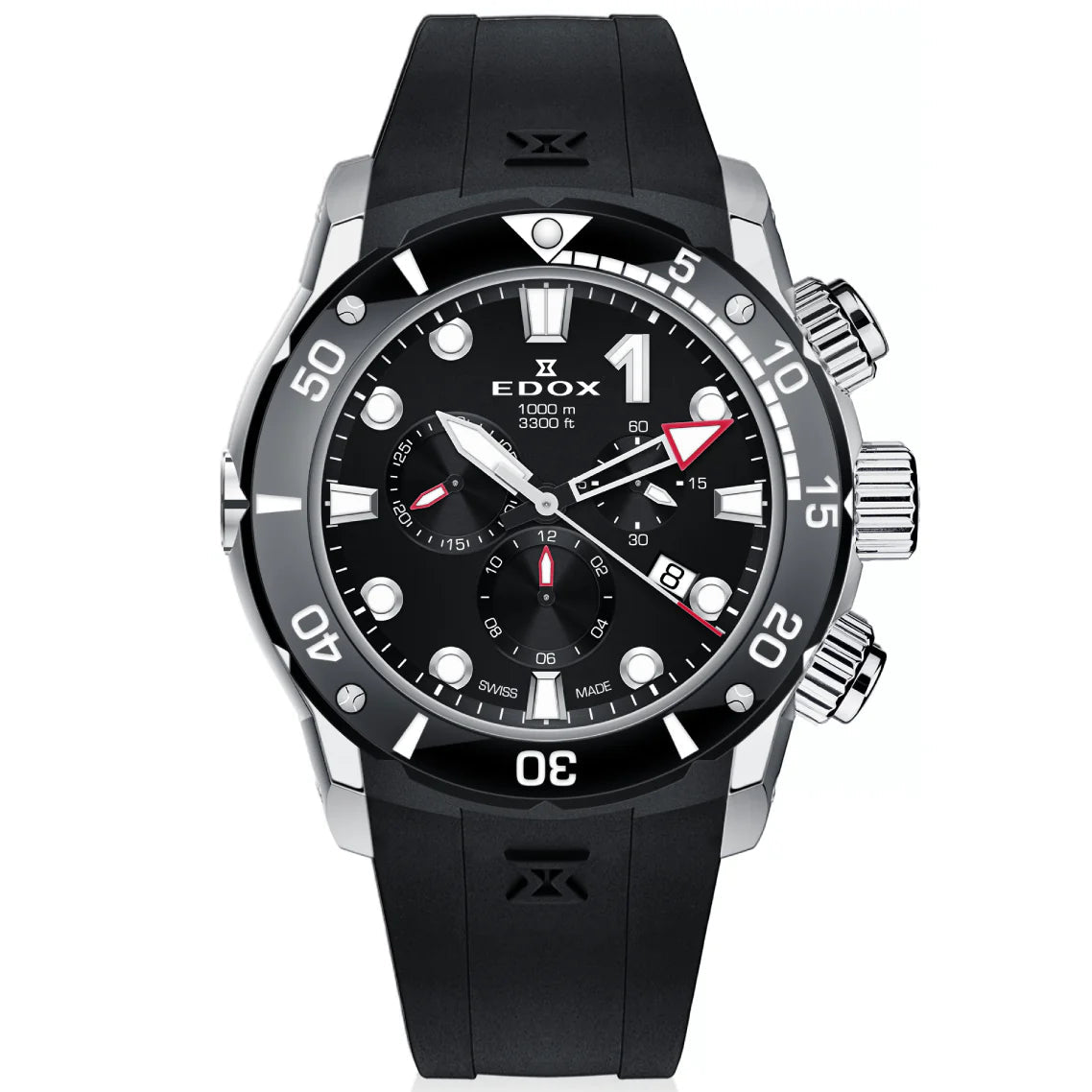 EDOX MEN'S CO-1 CHRONOGRAPH QUARTZ WATCH