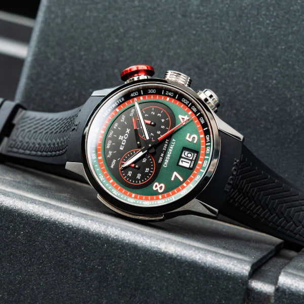 EDOX MEN'S CHRONORALLY CHRONOGRAPH 48 WATCH