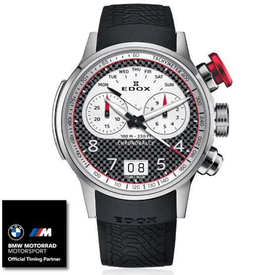 EDOX MEN'S CHRONORALLY LIMITED EDITION BMW CHRONOGRAPH WATCH