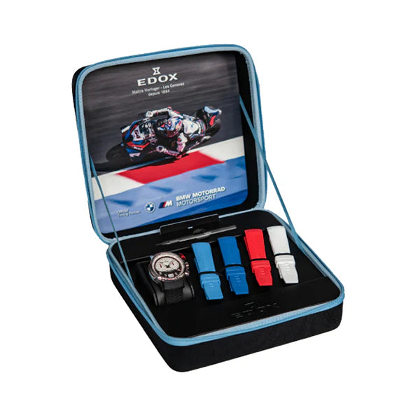 EDOX MEN'S CHRONORALLY LIMITED EDITION BMW CHRONOGRAPH WATCH