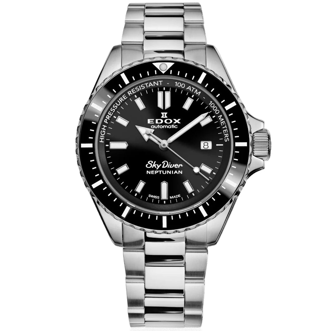 EDOX MEN'S NEPTUNIAN AUTOMATIC WATCH