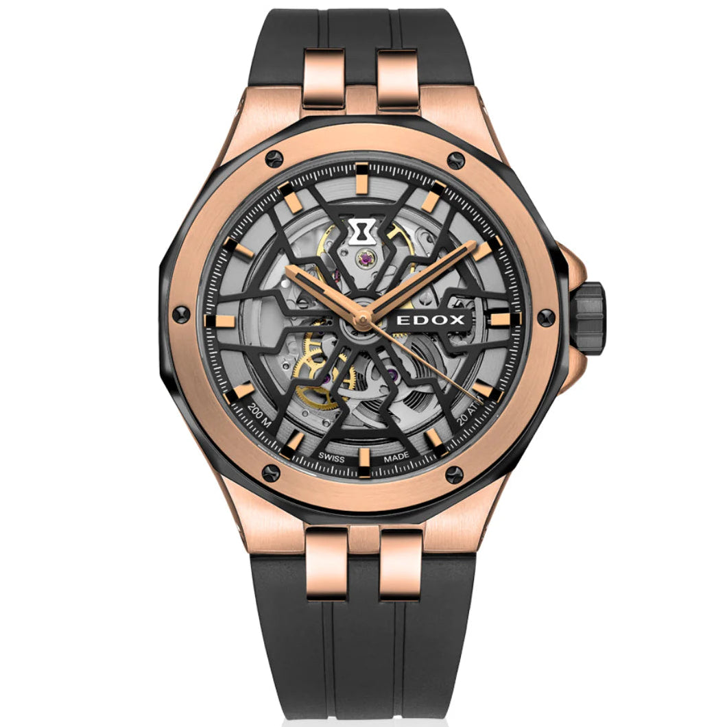 EDOX MEN'S DELFIN MECANO AUTOMATIC WATCH