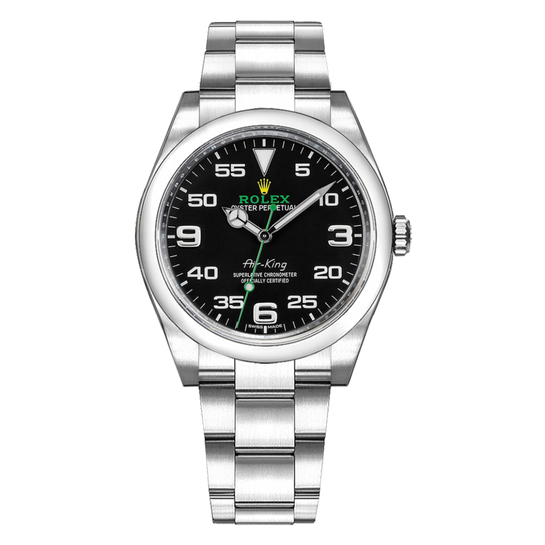 Rolex Air King 116900 Bk Black Dial Oyster Perpetual 40Mm Stainless Steel Oyster Bracelet Men’S Watch