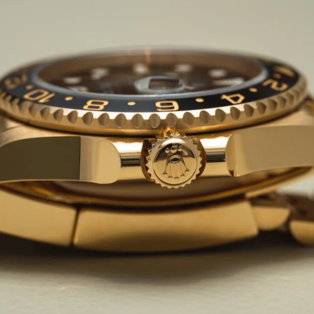 Rolex GMT Master II Oyester Perpetual 126718GRNR-0001 18ct Yellow Gold Black Dial